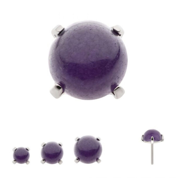 Amethyst Threadless End