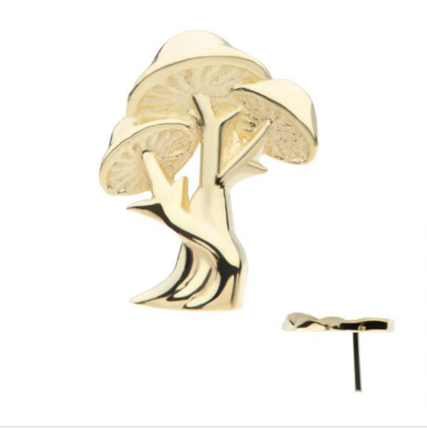 Realistic Mushroom Threadless End